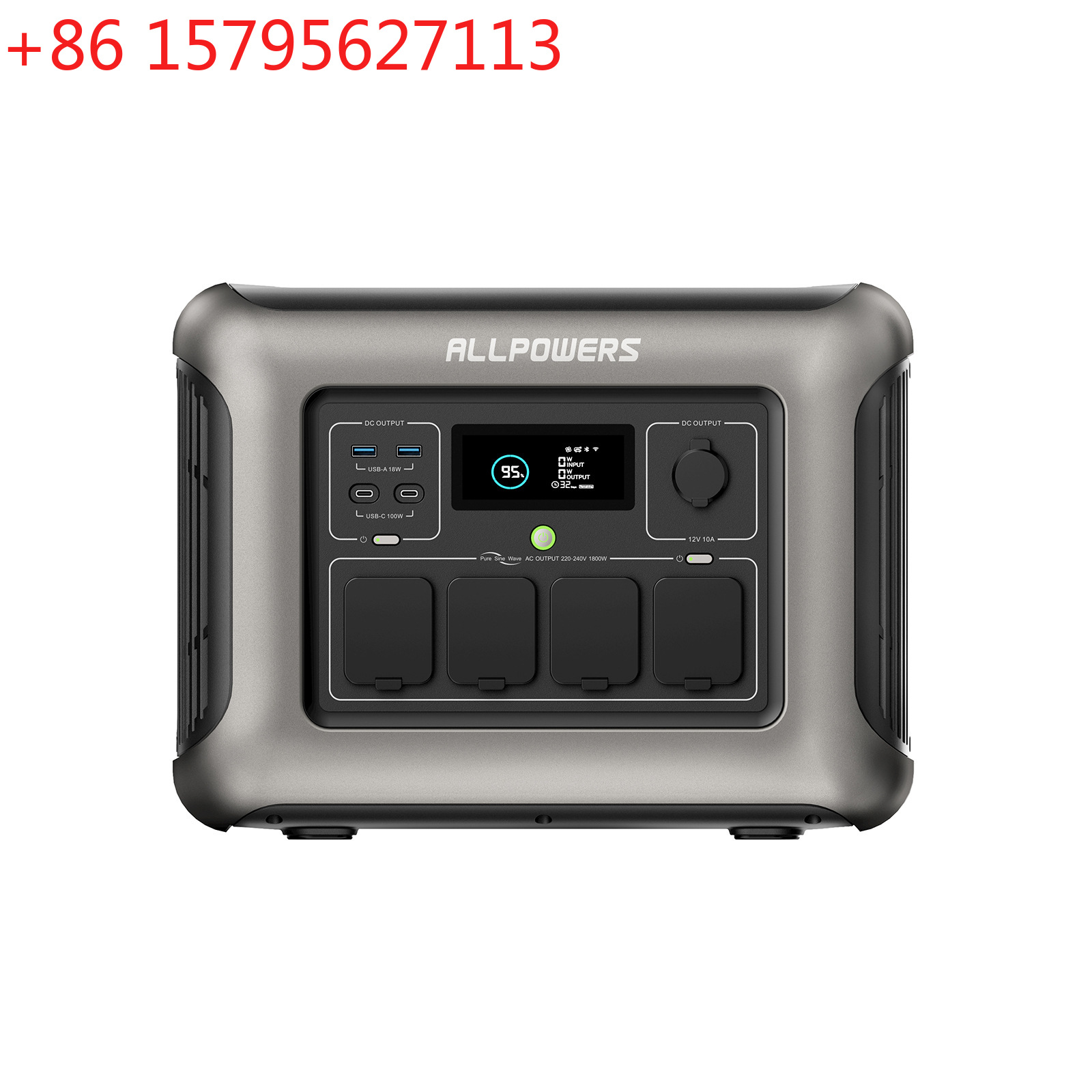 Ups Power Supply Outdoor - ALLPOWERS 屋外電源 1600W リチウムリン酸鉄エネルギー貯蔵電源、モバイル電源、緊急 UPS