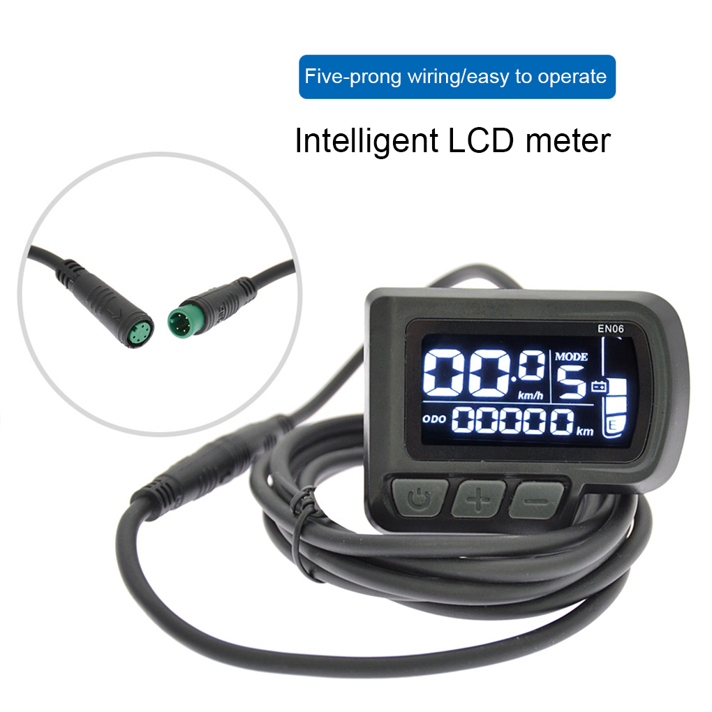 Outdoor Power Meter - LCDディスプレイ付き電動自転車メーター,スピードモニター,自転車アクセサリー,USB電源,カラースクリーン,EN06