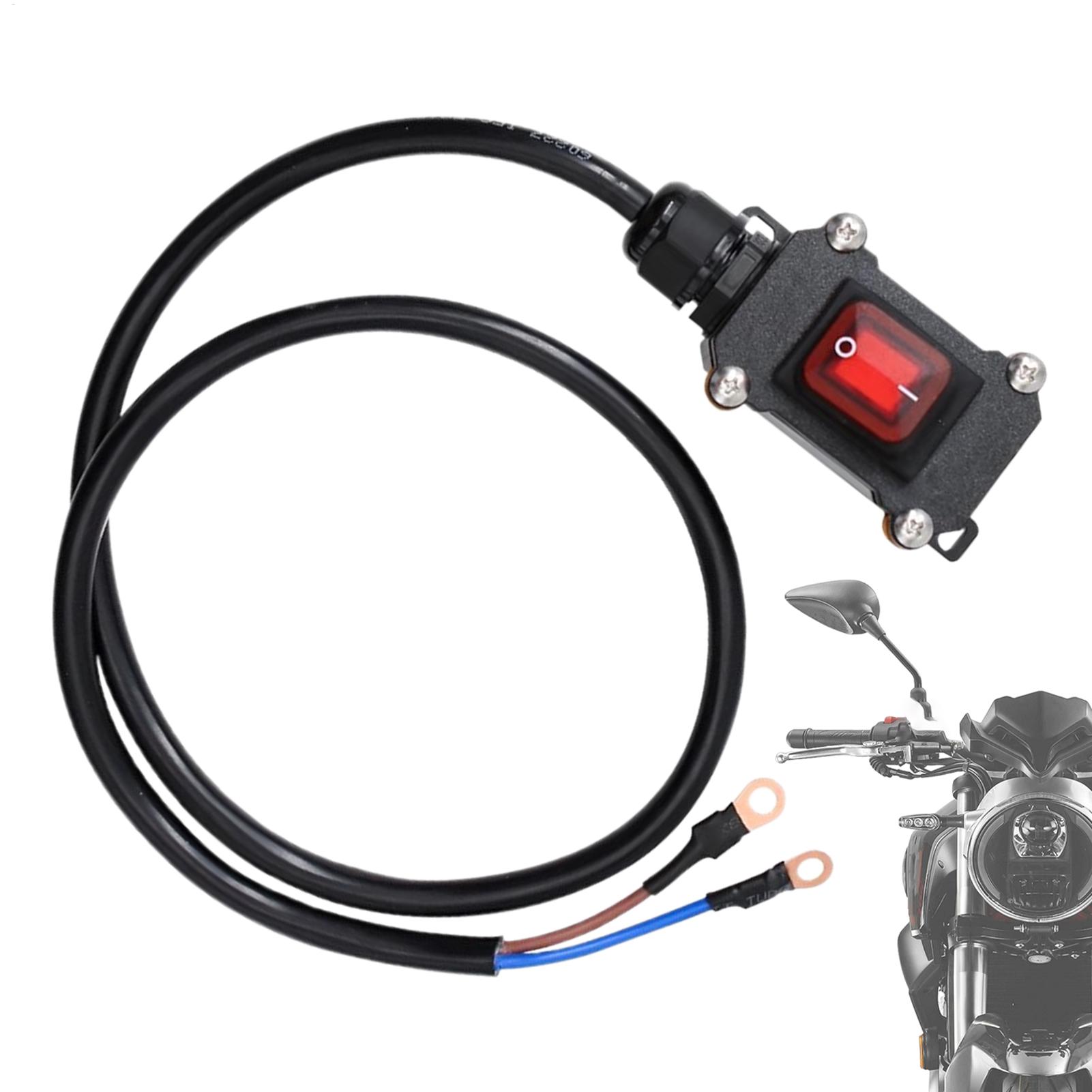 Outdoor Power Disconnect - 30/50/100 センチメートル車のバッテリー切断 12 V/24 V 防水パワーブロッカー防水耐久性のあるクイックパワーオフオートバイ車ボート