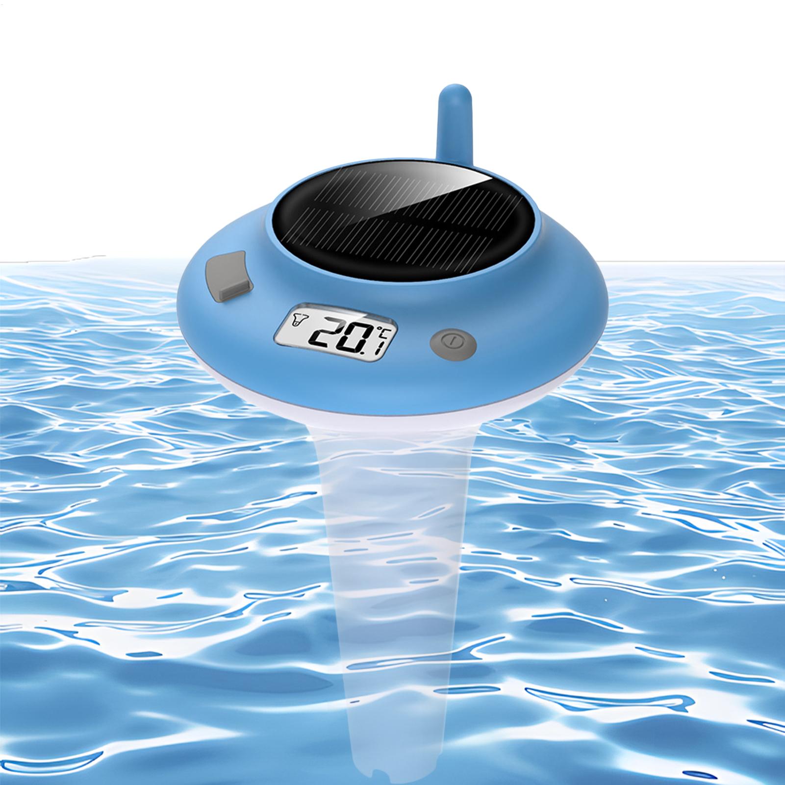 Outdoor Power For Hot Tub - 太陽光発電式デジタルフローティングプール温度計、読みやすい温度計、温水浴槽、スパ、池、水槽、屋外使用向け