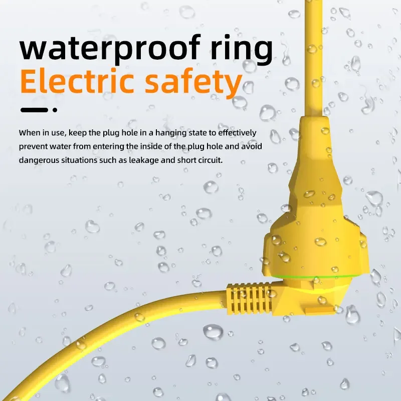 16A EUシュコ電源タップ 4KW 5Mケーブル付き、IP - Outdoor Power Strip のレビューと価格