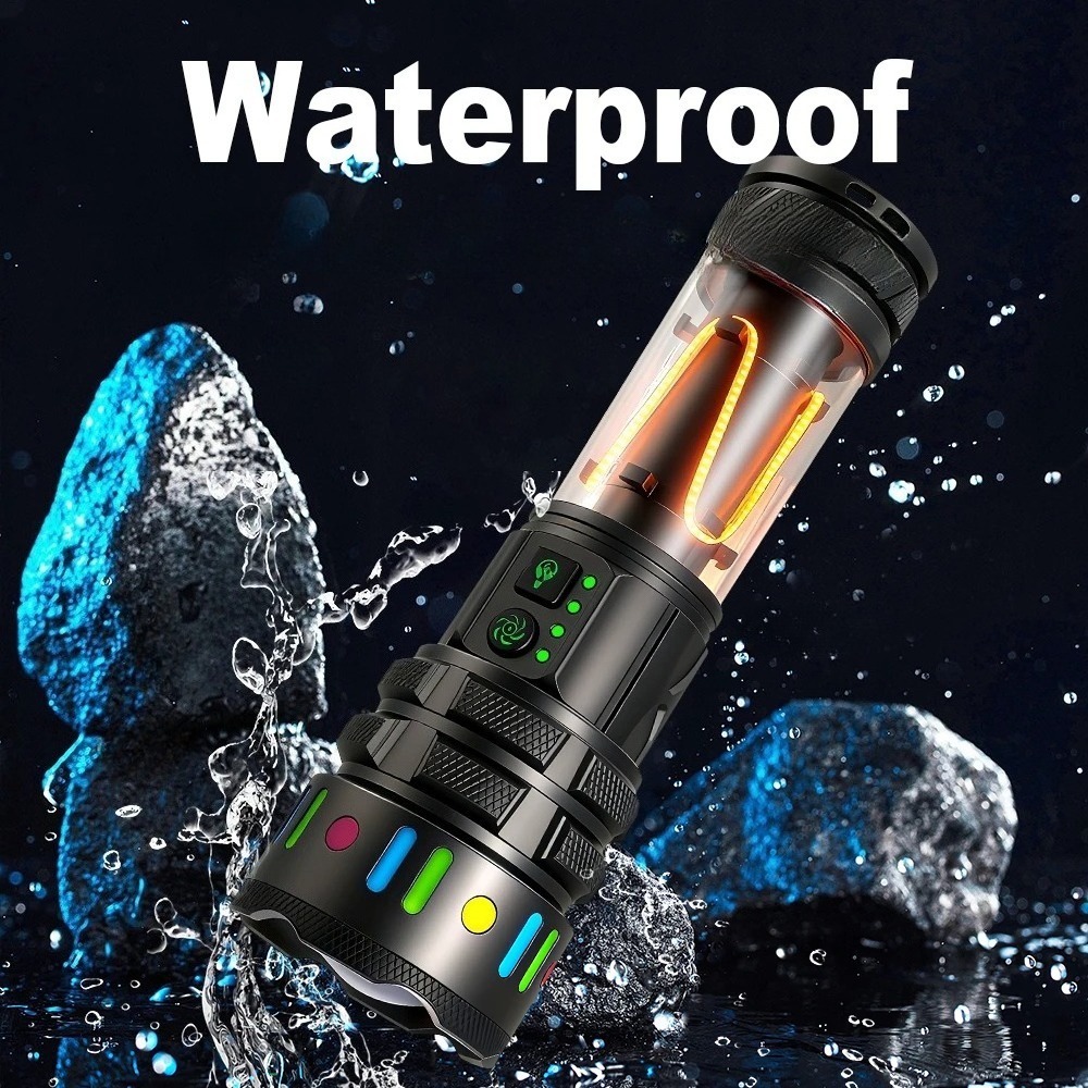 強力な超高輝度LED懐中電灯、Type-C急速充電式ハンドヘ - Outdoor Power Meter のレビューと価格