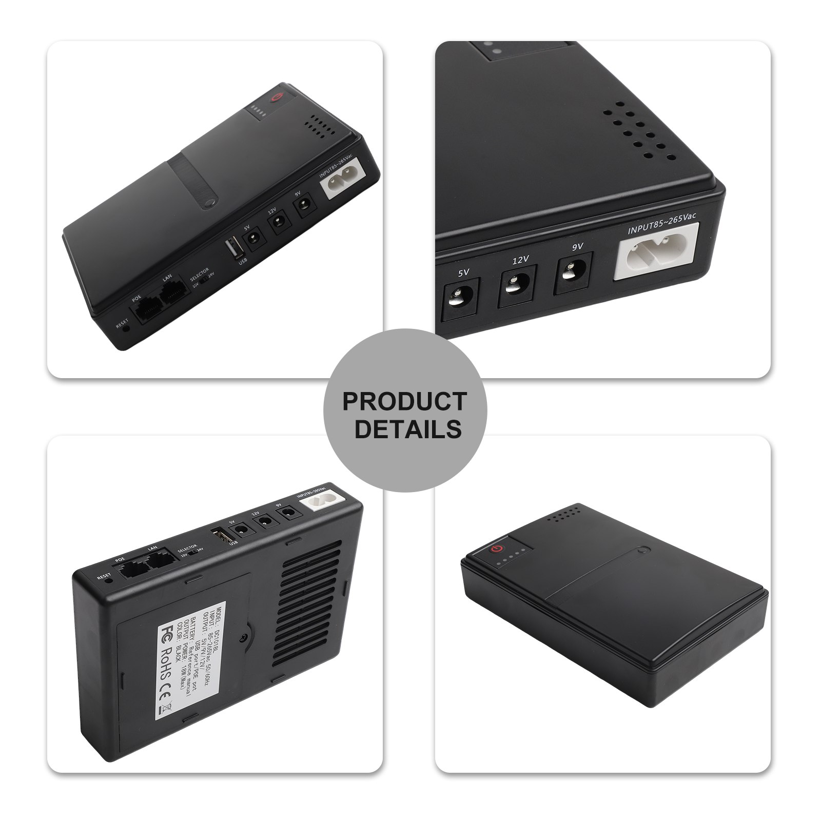 1018L 5V 9V 12V バックアップDC UPS 無 - Ups Power Supply Outdoor のレビューと価格