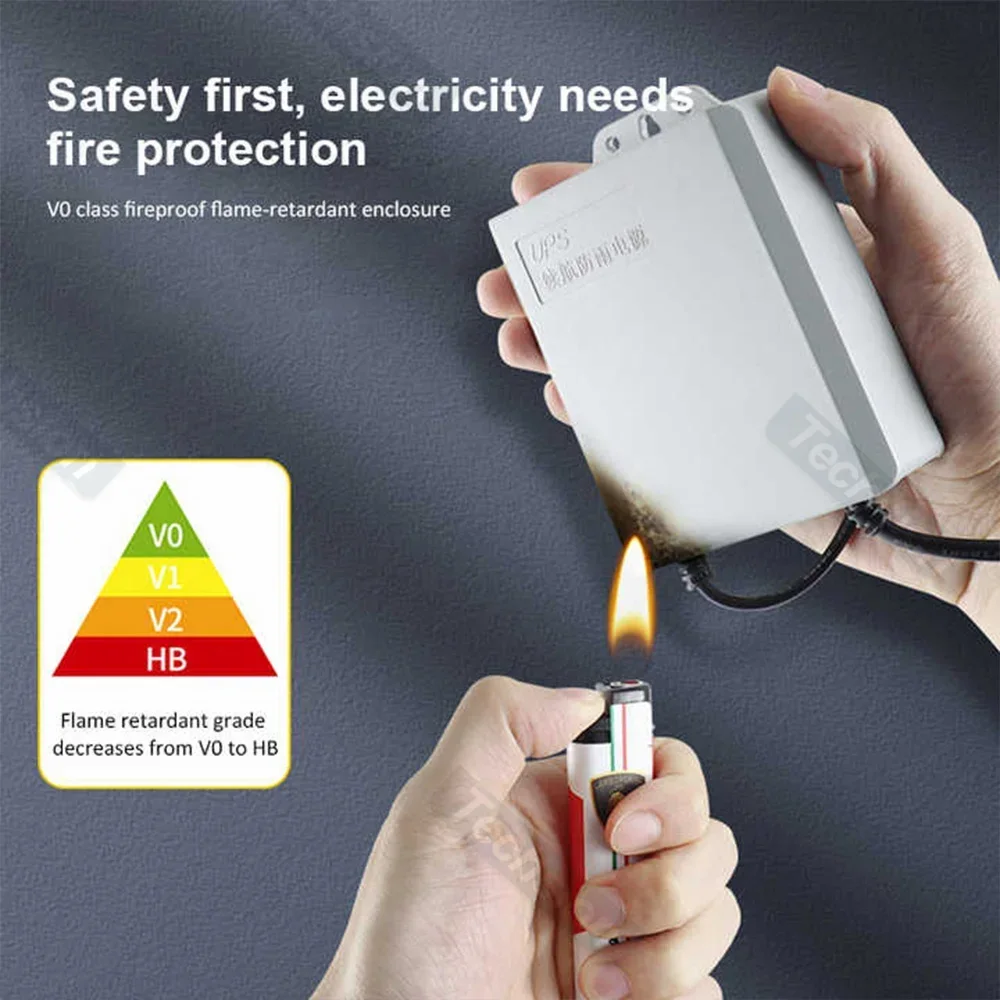 屋外の二重 12V 2A の出力、停電持久力の電源、5400 - Ups Power Supply Outdoor のレビューと価格