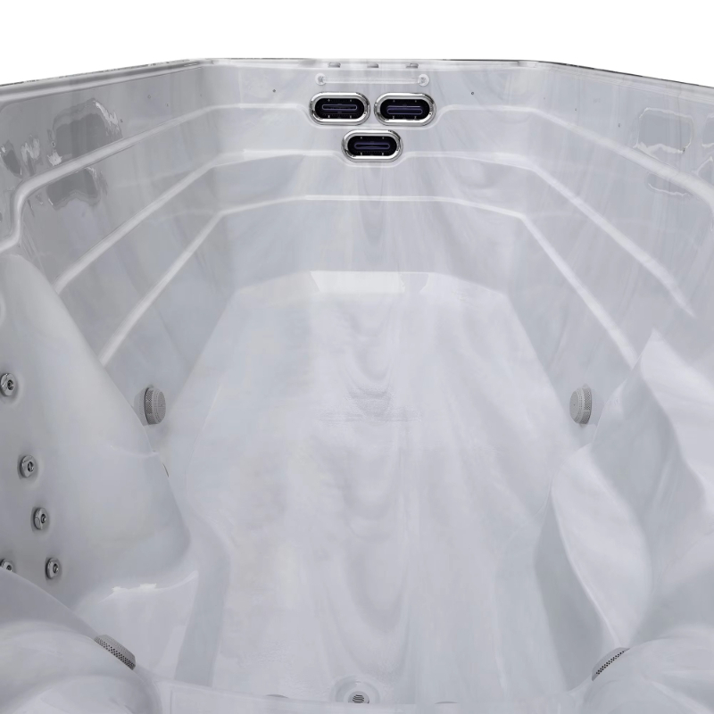 屋外用アクリル製マッサージ温水浴槽、強力ジェット付き、米国規 - Outdoor Power For Hot Tub のレビューと価格