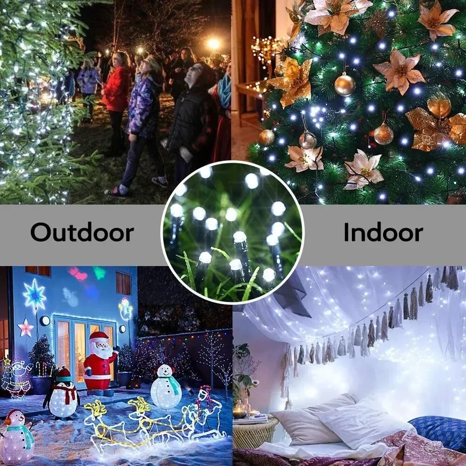 LEDソーラー式屋外フェアリーライト、フルスカイスターライト - Outdoor Power For Christmas Lights のレビューと価格