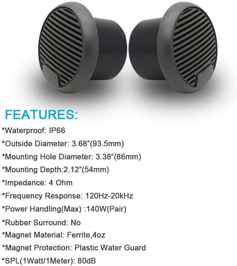 Herdio-Bluetoothマリンスピーカー,ボート,屋 - Outdoor Power For Hot Tub のレビューと価格