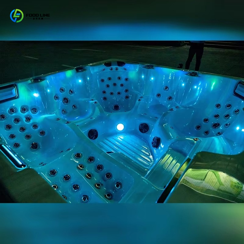 屋外ホットタブ アクリル製マッサージ機能付き 温水オゾン浄化 - Outdoor Power For Hot Tub のレビューと価格