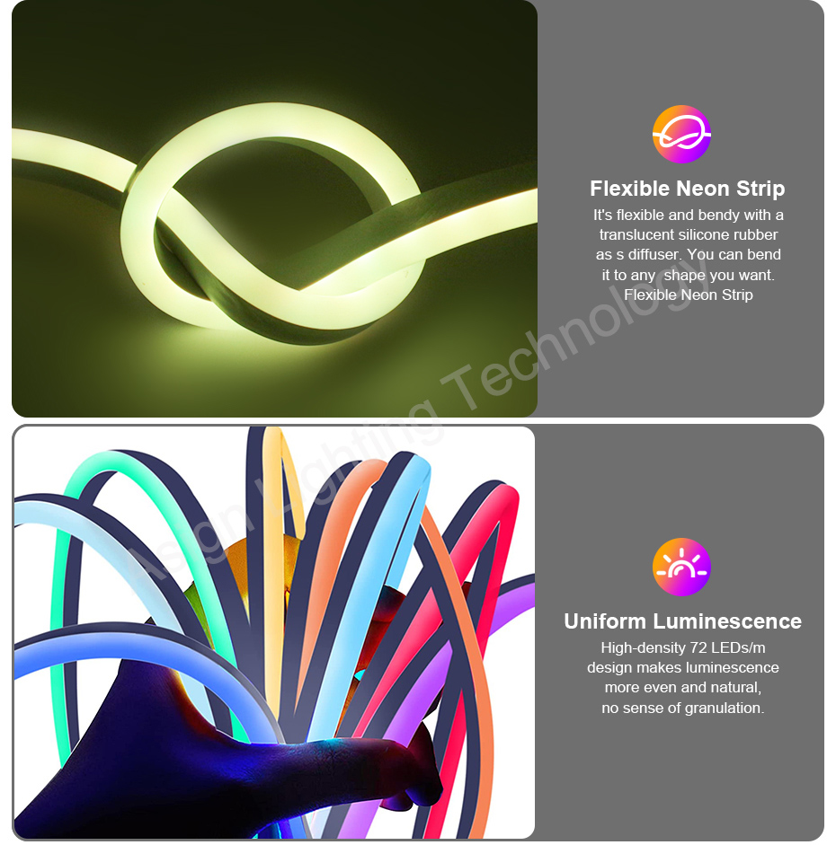 220V RGB LED ネオンストリップ EU AU 電源 - Outdoor Power Strip のレビューと価格