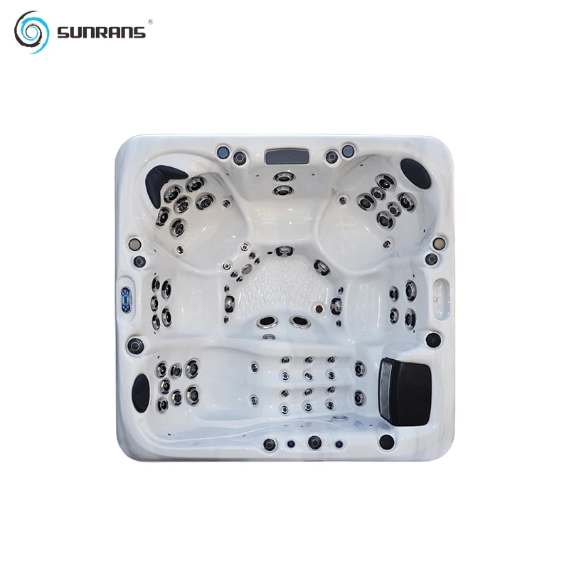 サンランズ アクリルスパ浴槽 64個の強力ジェット付きホット - Outdoor Power For Hot Tub のレビューと価格
