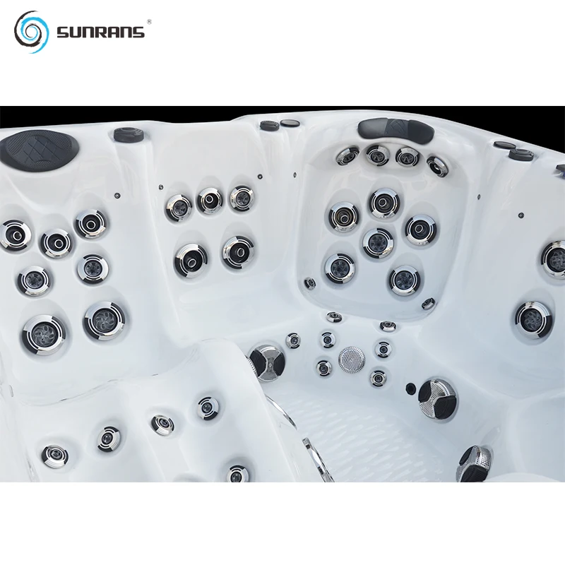 サンランズ アクリルスパ浴槽 64個の強力ジェット付きホット - Outdoor Power For Hot Tub のレビューと価格