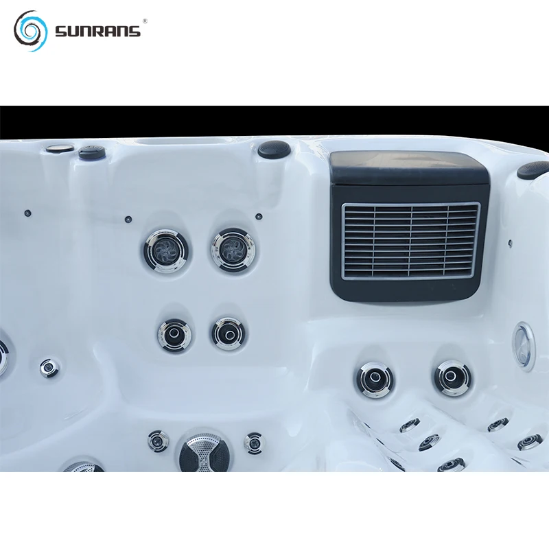 サンランズ アクリルスパ浴槽 64個の強力ジェット付きホット - Outdoor Power For Hot Tub のレビューと価格