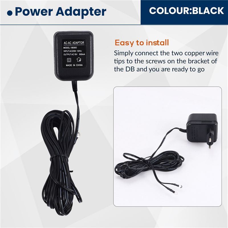 18V 500MA 電源バッテリーアダプター リングドアベル - Outdoor Power Adapter Ring のレビューと価格