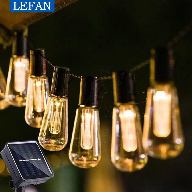 太陽光発電 LED 屋外ストリングライト防水妖精ガーランドラ - Outdoor Power For Christmas Lights のレビューと価格