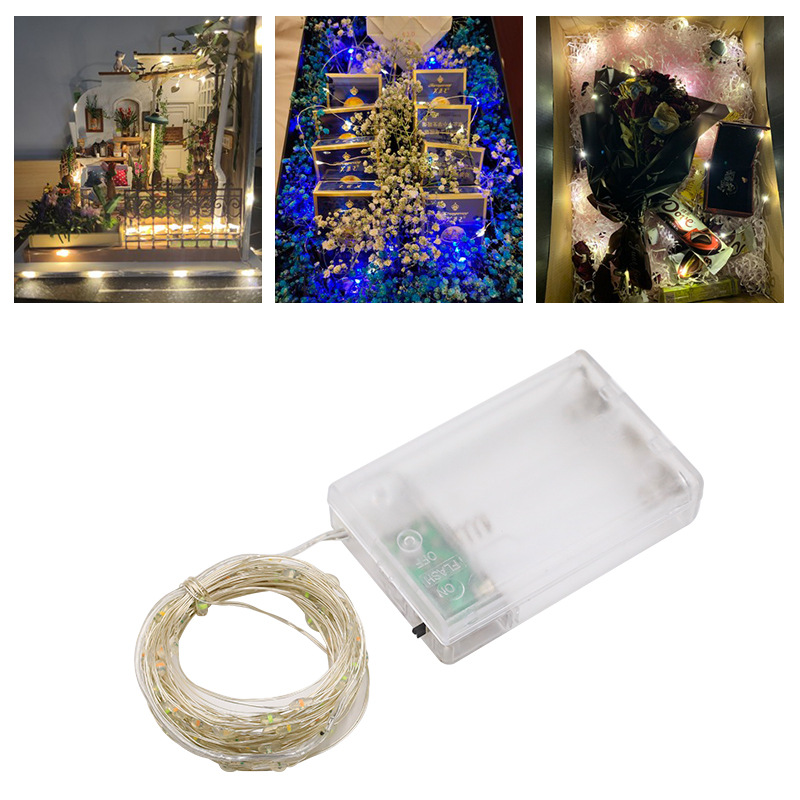 結婚式の祝祭用LEDシルバーワイヤーライトストリング、ラマダ - Outdoor Power For Wedding のレビューと価格