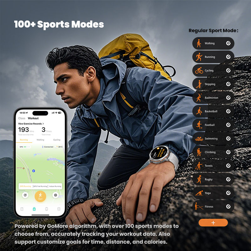 2026年新型ミリタリーTANK X3スマートウォッチ メン - Outdoor Power Meter のレビューと価格