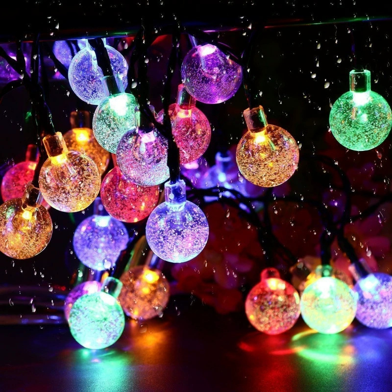 20/50/100 LED ソーラーパワークリスタルボール花 - Outdoor Power For Wedding のレビューと価格
