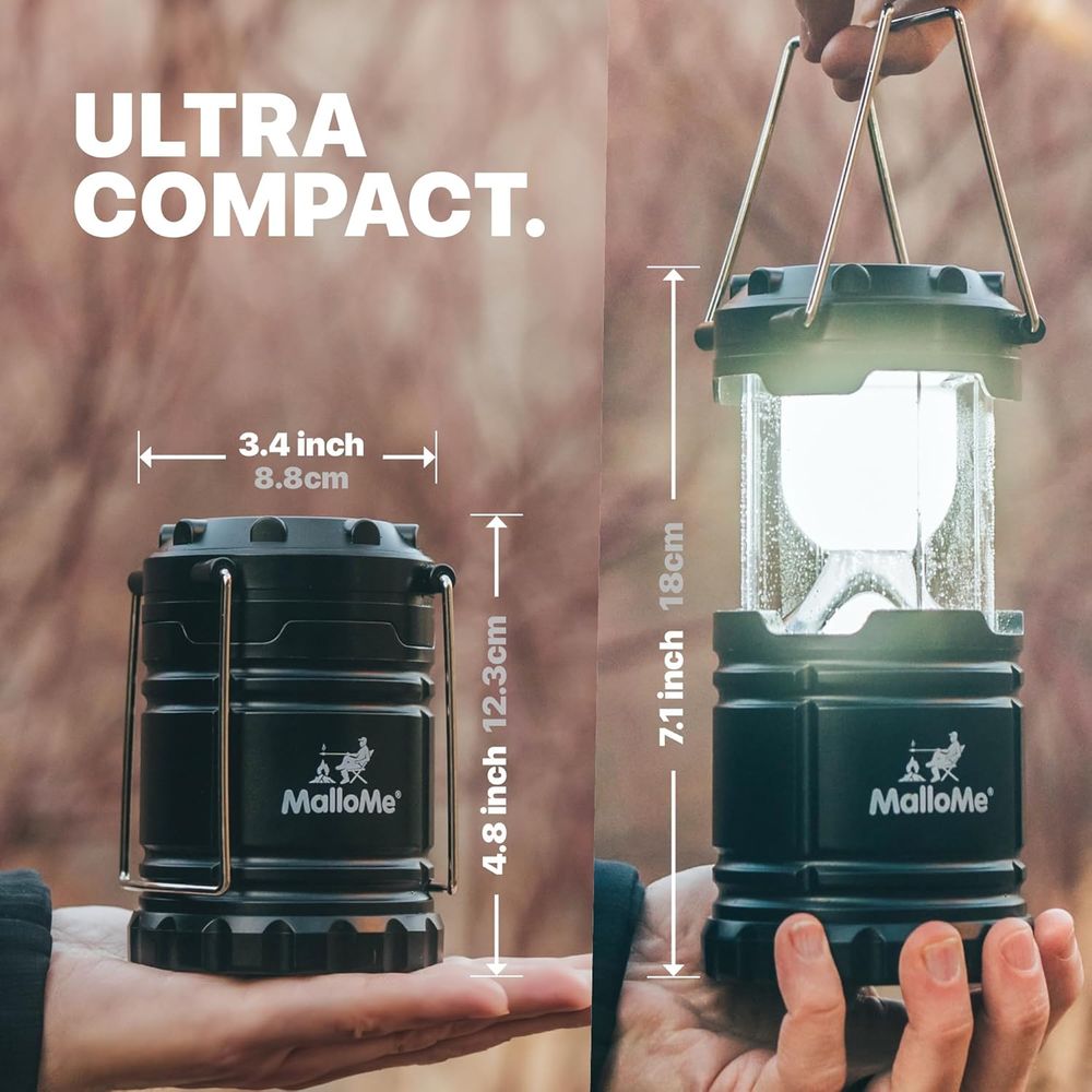 マルチカラーLEDキャンプランタン4個セット：停電、キャンプ - Outdoor Power For Christmas Lights のレビューと価格